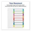 Office Jansan | Avery 11841 1 - 8 Tab 11 in. x 8.5 in. Customizable TOC Ready Index Divider Set - Multicolor (1 Set) image number 4