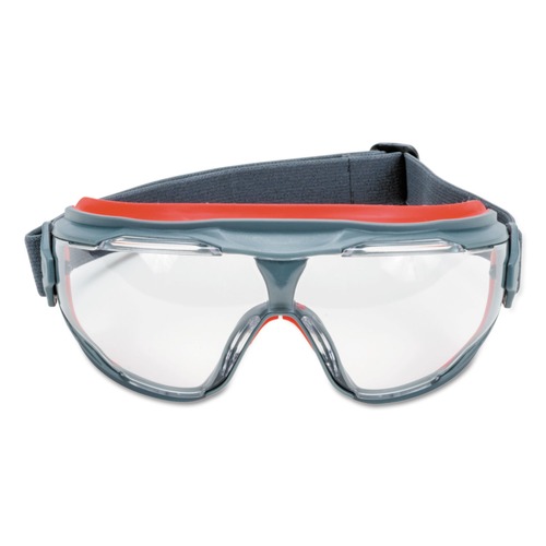 Eye Protection | 3M GG501SGAF GoggleGear 500Series Anti-Fog Safety Goggles - Red/Gray Frame/Clear Lens (10/Carton) image number 0