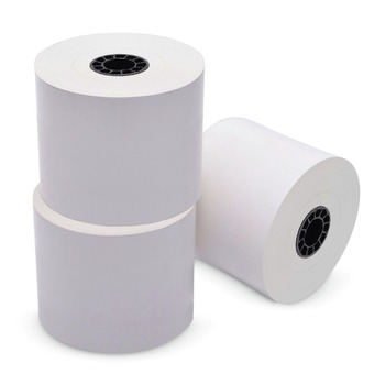 PM Company ICX90230088 3.15 in. x 270 ft. Sticky Media - White (12 Rolls/Carton)