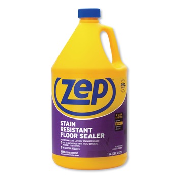 Zep Commercial 1-Gallon Stain Resistant Floor Sealer - Unscented (4/Carton)