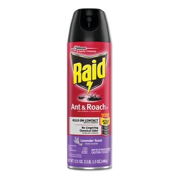 Raid 17.5 oz. Aerosol Spray Ant and Roach Killer - Lavender