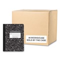 Notebooks & Pads | Roaring Spring 77227 9.75 in. x 7.5 in. Sheets Hardcover Marble Composition Book - Black Marble Cover (48/Carton) image number 1