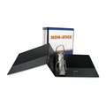  | Samsill 16400 11 in. x 8.5 in. Nonstick View Binder with 3 D Rings and 5 in. Capacity - Black image number 5