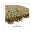 Brooms | Boardwalk BWK926YCT 56 in. Yucca/Corn Fiber Bristles Parlor Broom - Natural (12/Carton) image number 4