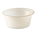 Food Trays, Containers, and Lids | Fabri-Kal 000000000009505193 1 oz. Squat Plastic Portion Cups - Translucent (10/Carton) image number 0