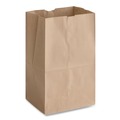 Cleaning & Janitorial Supplies | Ross & Wallace Paper Products 100321500PK/BL 8.13 in. x 5.88 in. x 12.5 in. #20 Squat Size Grocery Paper Bags - Kraft (500/Bundle) image number 2