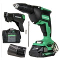 Metabo HPT Clearance | Metabo HPT W18DAQBM 18V MultiVolt Lithium-Ion Brushless Cordless Drywall Screw Gun Kit with Collated Screw Magazine (2 Ah) image number 0