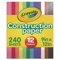 Paper & Printables | Crayola 99-3200 9 in. x 12 in. Construction Paper - Assorted Colors image number 0