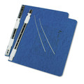 Office Jansan | ACCO A7054133A PRESSTEX 12 in. x 8.5 in. 6 in. Capacity 2 Posts Post Binders with Storage Hooks - Dark Blue image number 0
