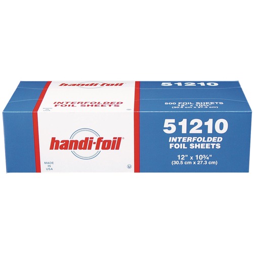 Food Service | Handi-Foil HFA 51210 10.75 in. x 12 in. Interfold Sheets (3000/Carton) image number 0