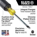 Hand Tool Sets | Klein Tools 85442 1/4 Keystone and #2 Phillips Cushion-Grip Screwdriver Set image number 8