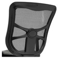  | Alera ALEEL4215 Elusion Series Supports Up to 275 lbs. 17.7 in. to 21.4 in. Seat Height Mesh Mid-Back Multifunction Chair - Black image number 7