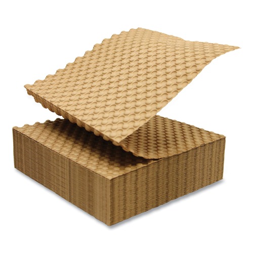 Storage Accessories | Elementree 01913 12 in. x 250 ft. Perforated Every 12 in. Bubble Paper - Kraft (250/Carton) image number 0