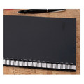 Office Jansan | Cambridge 06064 (80) 11 in. x 8.5 in. Sheets Action Planner Project-Management Format Wirebound Guided Business Notebook - Dark Gray Linen Cover image number 2