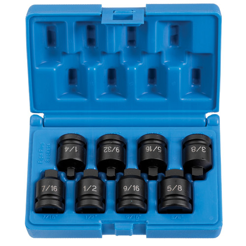 Socket Sets | Grey Pneumatic 1308P 1/2 in. Drive 8-Piece Pipe Plug Socket Set image number 0