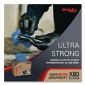 Paper Towels and Napkins | WypAll 41041 11.1 in. x 16.8 in. Power Clean X80 Heavy Duty Cloths - Blue (160/Carton) image number 6