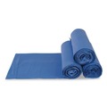 Trash Bags | Inteplast Group BRS304314BL 33 Gallon 14 mic 30 in. x 43 in. Interleaved Roll High-Density Commercial Can Liners - Blue (250/Carton) image number 3