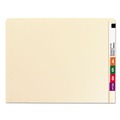 Office Jansan | Smead 24250 Extended Straight End Tab Manila Folders - Letter, Manila (100/Box) image number 3