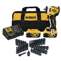 Impact Wrenches | Dewalt DCF913P2DWMT19248-BNDL 20V MAX Lithium-Ion 3/8 in. Cordless Impact Wrench Kit with (2) 5 Ah Batteries and (42-Piece) 6-Point 3/8 in. Combination Impact Socket Set Bundle image number 0