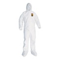 Bib Overalls | Ansell 38941 A35 Liquid and Particle Protection Coveralls - 2X-Large, White (25/Carton) image number 0