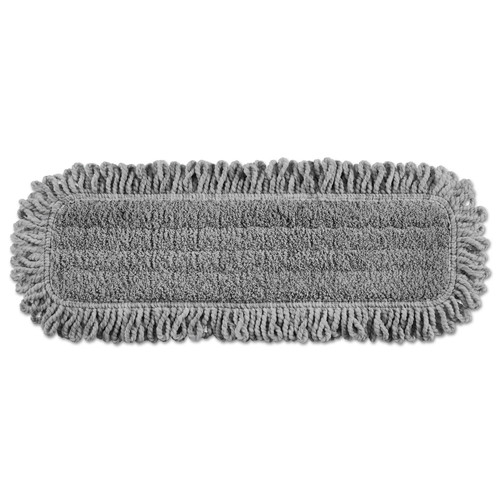 Mops | Rubbermaid 1867397 18 in. Pulse Executive Single-Sided Microfiber Dust Mop Head - Light Gray image number 0