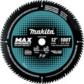 Miter Saw Blades | Makita B-67000 12 in. 100T Carbide-Tipped Max Efficiency Miter Saw Blade image number 0