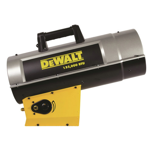 Job Site Heaters | Dewalt DXH125FAV 85,000 - 125,000 BTU Forced Air Propane Heater image number 0