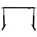Office Desks & Workstations | Alera ALEHTPN1B 59.06 in. x 28.35 in. x 26.18 in. to 39.57 in. AdaptivErgo Sit-Stand Pneumatic Height-Adjustable Table Base - Black image number 3