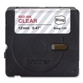 Labels | Brother P-Touch BTAG132 0.47 in. x 13.1 ft. Genuine P-Touch BTAG Label Tapes - Red on Clear image number 3