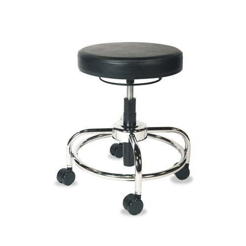 Shop Stools | Alera ALECS614 HL Series Height-Adjustable Utility Stool (Black) image number 0