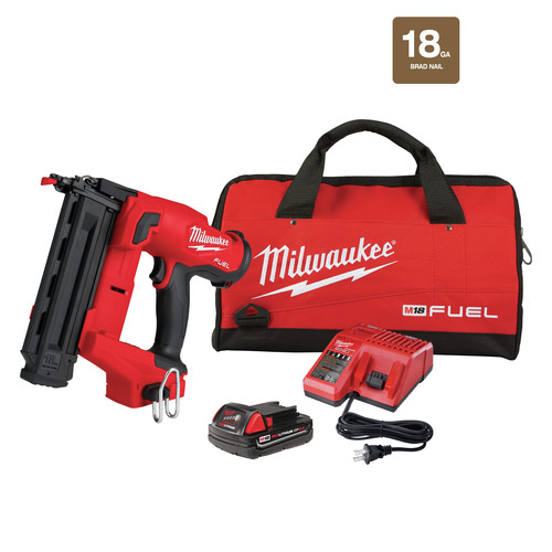 Milwaukee 2746 21ct M18 Fuel 18 Gauge Brad Nailer Kit Cpo Outlets