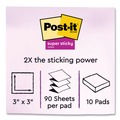 Notebooks & Pads | Post-it Notes Super Sticky 622-8SSJOY 1.88 in. x 1.88 in. Pads in Summer Joy Collection Colors (8/Pack) image number 3