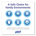 Cleaning & Janitorial Supplies | PURELL 9031-06 6 in. x 7 in. Unscented Alcohol Formula Hand Sanitizing Wipes - White (6 Canisters/Carton) image number 5