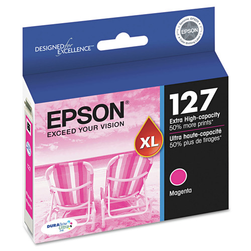 Ink & Toner | Epson T127320-S T127320-S (127) DURABrite Ultra Extra High-Yield Ink - Magenta image number 0
