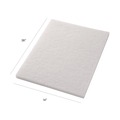 Cleaning & Janitorial Supplies | Americo 42131428 14 in. x 28 in. Pad Driver - White (10/Carton) image number 1