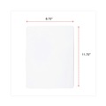 White Boards | Universal UNV43910 11.75 in. x 8.75 in. Unruled Lap/Learning Dry-Erase Board - White Surface (6/Pack) image number 5