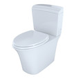 Fixtures | TOTO CST484CEMFG#01 Maris Elongated Bowl Dual Flush 1.28 GPF & 0.9 GPF Two-Piece Toilet (Cotton White) image number 2