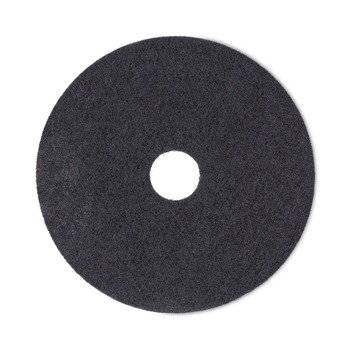 Boardwalk 18 in. Diameter Stripping Floor Pads - Black (5/Carton)