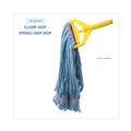 Tradesmen Day Sale | Boardwalk BWK503BLNB 1 in. Super Loop Cotton/Synthetic Fiber Wet Mop Head - Large, Blue (12/Carton) image number 5