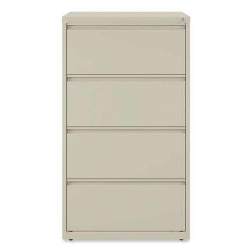 Office Jansan | Alera 25482 30 in. x 18.63 in. x 52.5 in. Legal/Letter-Size 4-Drawer Lateral File - Putty image number 0