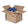 Office Jansan | Bankers Box 7713801 SmoothMove 12 in. x 16 in. x 12 in. Regular Slotted Container (RSC) Basic Moving Boxes - Small, Brown/Blue (25/Carton) image number 1