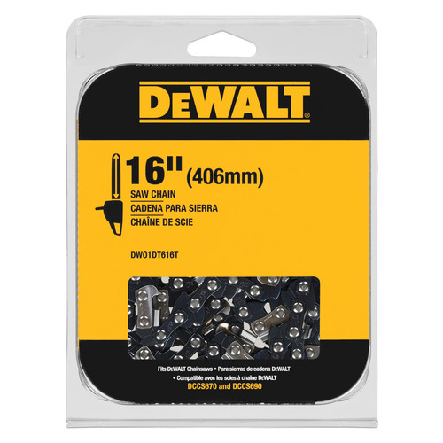 Chainsaw Accessories | Dewalt DWO1DT616T 16 in. Chainsaw Replacement Chain image number 0