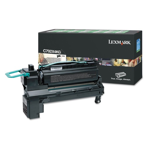 Ink & Toner | Lexmark C792X4KG Return Program 17000 Page-Yield Toner Cartridge - Black image number 0