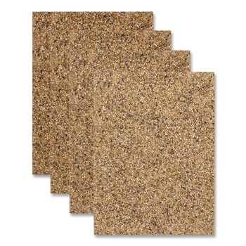 Rubbermaid Commercial Landmark Series 34.3 in. x 20.7 in. x 0.38 in. Stone Panels for 50 Gallon Containers - River Rock (4-Piece/Carton)
