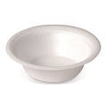 Food Trays, Containers, and Lids | Dart 12BWWCR 12 oz. Concorde Foam Bowls - White (125/Pack) image number 1