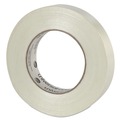 Universal UNV31624 #350 Premium 3 in. Core 24mm x 54.8m Filament Tape - Clear (1-Roll) image number 1