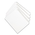 Customer Appreciation Sale - Save up to $60 off | Avery 82211 11 in. x 8.5 in. 10-Tab 13 Tab Titles Preprinted Legal Exhibit Side Tab Allstate Style Index Dividers - White (25-Piece/Pack) image number 1