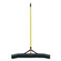 Brooms | Rubbermaid Commercial 2018728 36 in. Polypropylene Bristles Maximizer Push-to-Center Broom - Yellow/Black image number 1