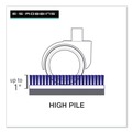 Labor Day Sale! Save $30 off $199! | ES Robbins 124054 36 in. x 48 in. Rectangular with Lip EverLife Intensive Use Chair Mat for High Pile Carpet - Clear image number 2