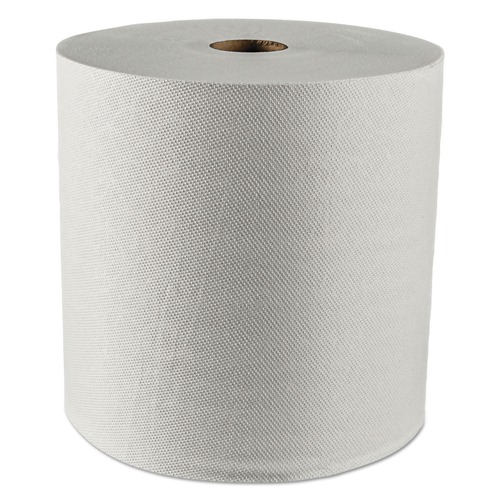Cleaning & Janitorial Supplies | Kleenex 1080 8 in. x 425 ft. 1.5 in. Core 1-Ply Hard Roll Paper Towels - White (12 Rolls/Carton) image number 0